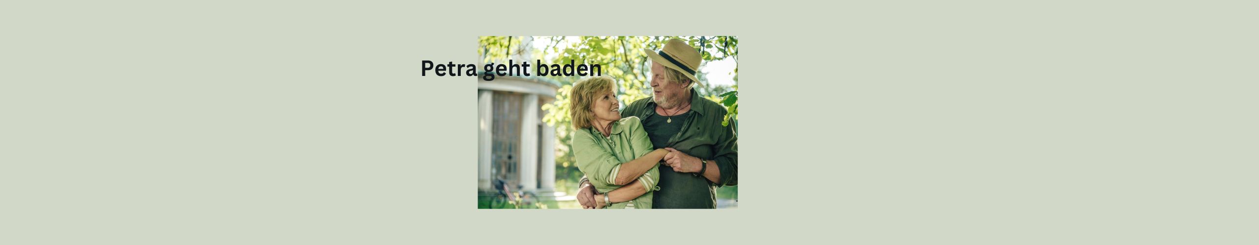 Petra geht baden